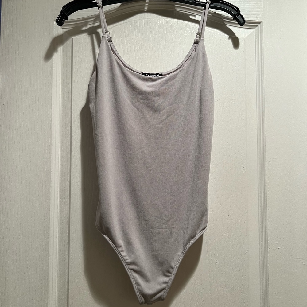 Silver cami bodysuit